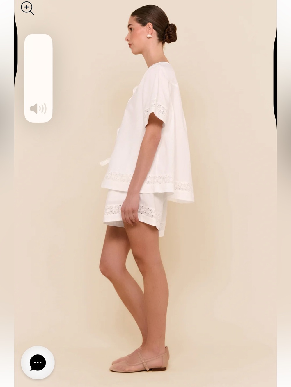 NWOT Piyama Giselle Pajama Lounge Set White Size XS - Picture 5 of 12